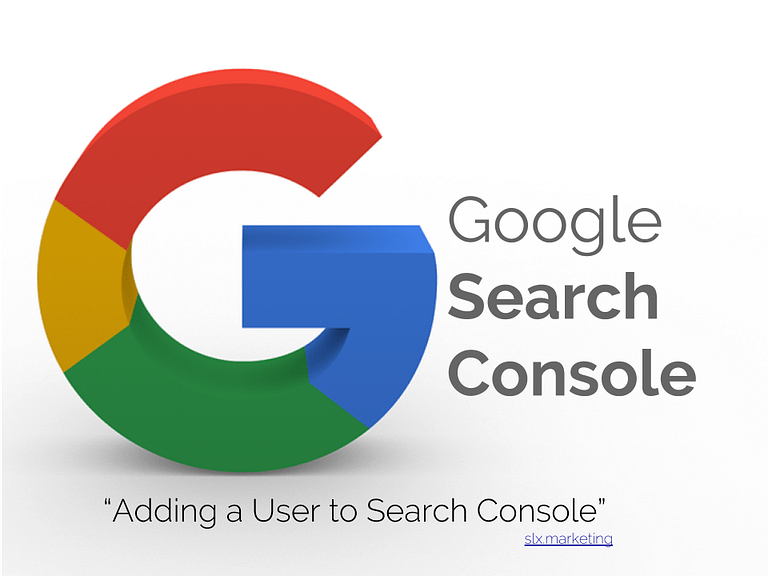 Adding a user to search console